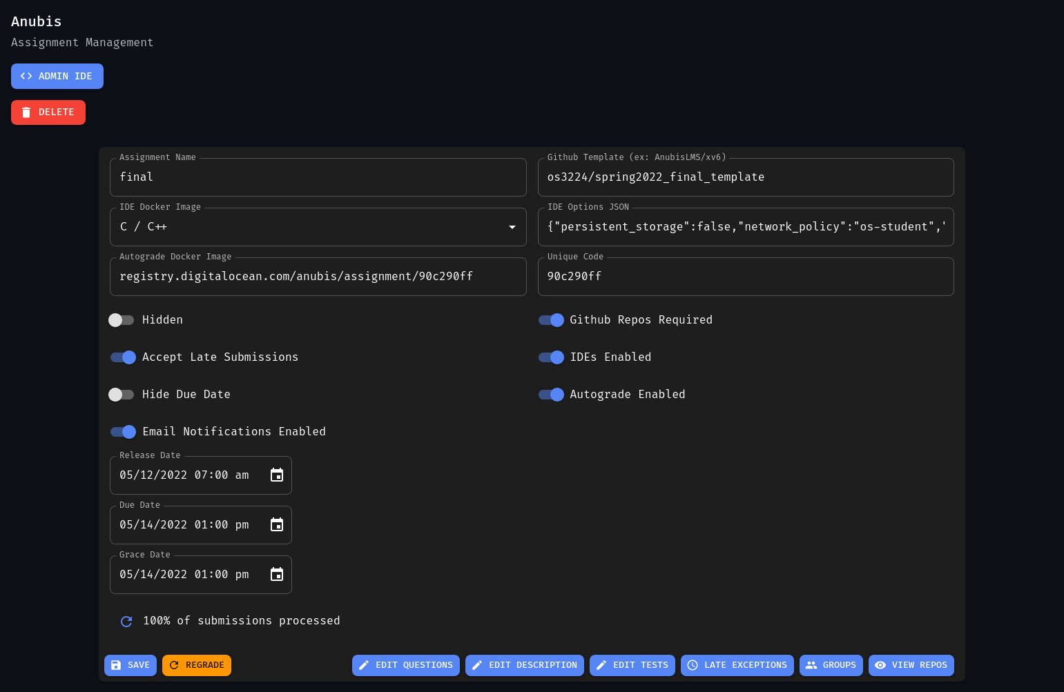 Autograding — Anubis Lms Autograde V0.0.1